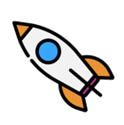 LL-icon1 rocket ship icon
